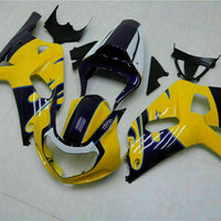 MSB Injection Mold Yellow Fairing Fit for  2001-2003 GSXR 600 750 r009