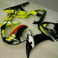 MS Injection Mold Yellow Fairing Fit for Yamaha YZF 2003-2005 R6 & 06-09 R6S g022