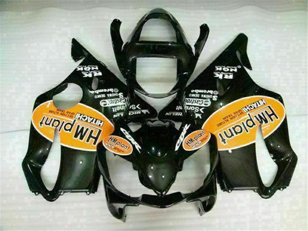 MS Injection Orange Black Fairing Plastic Fit for Honda 2001-2003 CBR600 F4I u022
