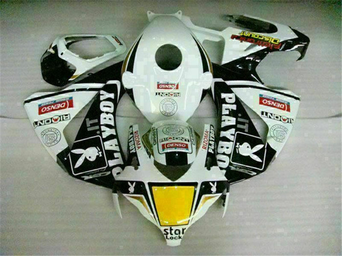 MS Injection Mold White Black Fairing Fit for Honda 2008-2011 CBR1000RR u019