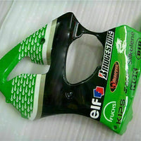 MS Fit for  2000-2002 ZX6R Plastic Green Black Injection Fairing ABS t023