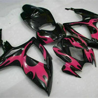 MSB Injection Mold Black Fairing Kit Fit for  2006 2007 GSXR 600 750 o068