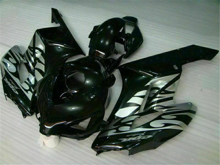 NT Fairing Fit for Honda 2004-2005 CBR1000RR V008- Silver Black | ABS Injection