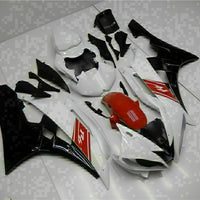 MS Injection White Black ABS Kit Fairing Fit for Yamaha 2006-2007 YZF R6 g041
