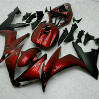 MSB Injection Red Black Plastic Fairing Fit for Yamaha 2004-2006 YZF R1 ABS j001