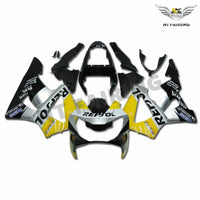 MS Injection Mold Yellow Silver Fairing Fit for Honda 2000-2001 CBR929RR u002