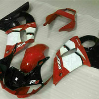 MS Injection Mold Red White Black Fairing Fit for Yamaha 1998-2002 YZF R6 i022