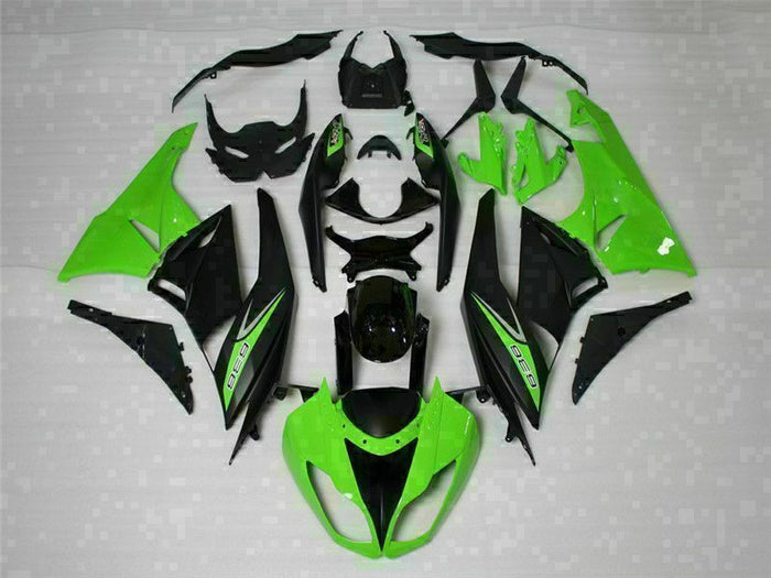 MSA Injection Fairing Fit for  2009-2012 ZX6R Plastic With Seat Cowls t022-T