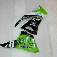 MSA Injection Fairing Fit for  2009-2012 ZX6R Plastic With Seat Cowls t021-T