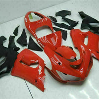 Fit for  Ninja 2005-2006 ZX6R 636 Red New Injection Fairing Kit t011-T