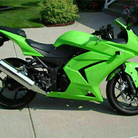 MSA Fit for  2008-2012 EX250 250R Plastic Green Injection Fairing s011
