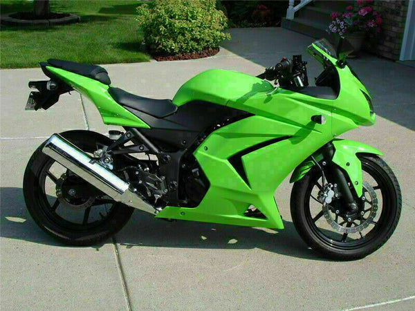 MSA Fit for  2008-2012 EX250 250R Plastic Green Injection Fairing s011