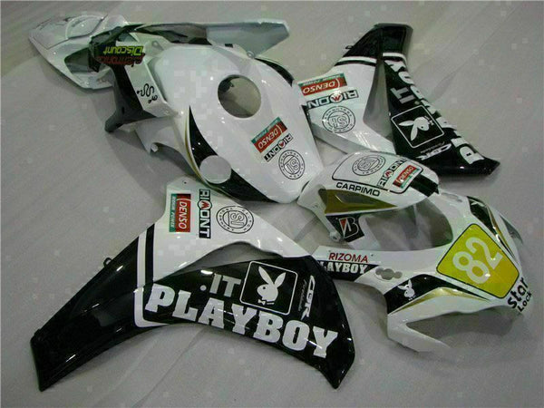 MS Injection Bodywork White Black Fairing Fit for Honda 2008-2011 CBR1000RR u070