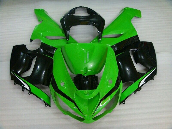 NT Green White Black ABS Body Fairing Fit for 2005 2006 ZX6R 636 ABS Kit e06A
