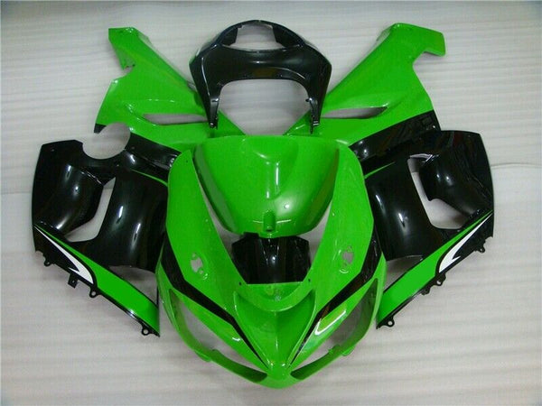 NT Green White Black ABS Body Fairing Fit for 2005 2006 ZX6R 636 ABS Kit e06A