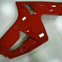 MSA Fit for  03-2004 ZX6R 636 Plastic Glossy Red Injection Fairing N012