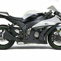 MSA Fit for  Ninja 2011-2015 ZX10R Plastic White Injection Fairing s005