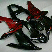 MSB Injection Mold Kit Black Red Fairing Fit for Yamaha 2002-2003 YZF R1 g002-02