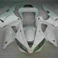 MSB Injection Molding White Plastic Fairing Fit for Yamaha 2000-2001 YZF R1 g016