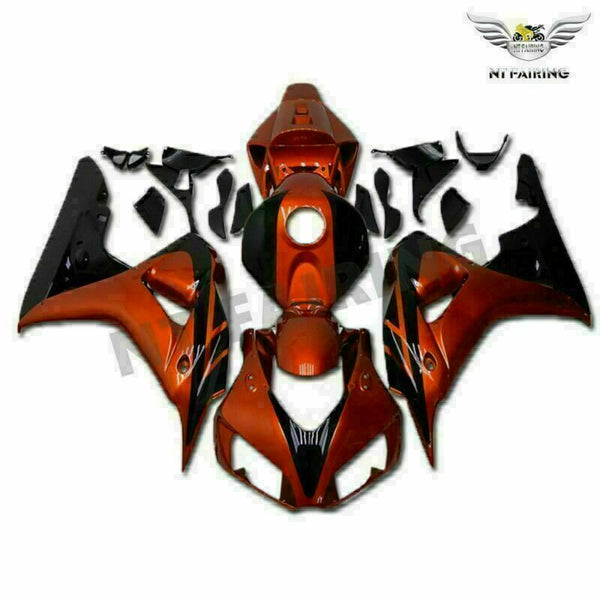MSA Injection Orange Plastic Fairing Kit Fit for Honda 2006-2007 CBR1000RR u002