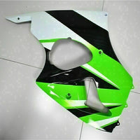 MSA Fit for  2000-2002 ZX6R Plastic Green Black Injection Fairing ABS t016