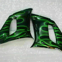 MS Injection Green Black Plastic Fairing Fit for Yamaha 1998-2002 YZF R6 g015