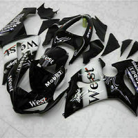 Fit for  Ninja 2005-2006 ZX6R 636 Black New Injection Fairing Kit t029-T