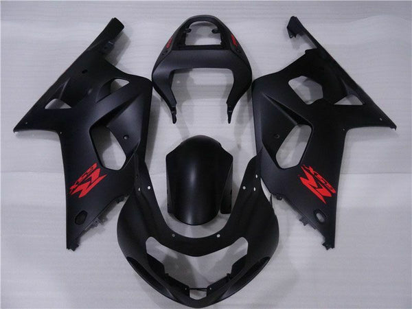 MSB Injection Mold  Black Fairing Fit for  2001-2003 GSXR 600 750 k043
