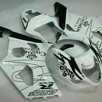 MS Injection New White Set ABS Fairing Fit for  2003-2004 GSXR 1000 q031