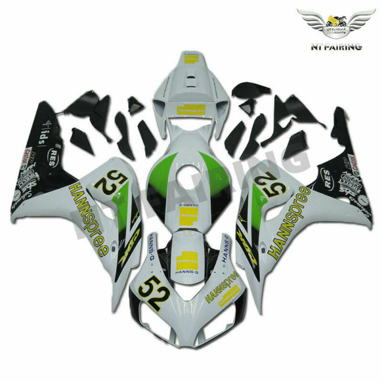 NT Fairing Fit for Honda 2006-2007 CBR1000RR U096- Green White | ABS Injection