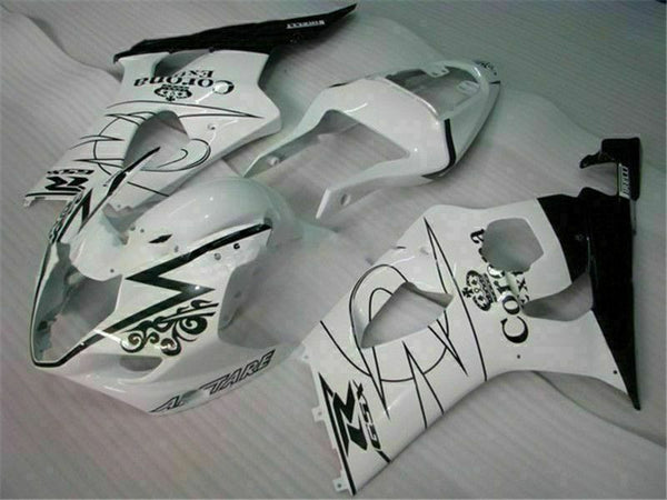 MS Injection New White ABS Kit Fairing Fit for  2003-2004 GSXR 1000 q020