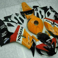 MS Injection New Orange Black Fairing Fit for Honda 2006-2007 CBR1000RR u0114