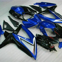 MSB Injection Mold Blue Black Fairing Fit for  2008-2010 GSXR 600 750 n046