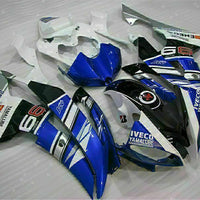 MS Injection Bodywork White Blue Fairing Fit for Yamaha 2008-2016 YZF R6 g018