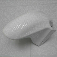 MSA Injection White Silver Fairing Kit Fit for Honda 2001-2003 CBR600 F4I TH u014