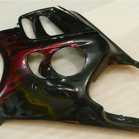 MSA Bodywork Red Flame Injection Fairing Fit for Honda 1997-1998 CBR600F3 u027
