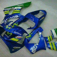 MS Injection Molding Fairing Blue Kit Fit for ABS Honda CBR929RR 2000-2001 u022