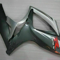 MSB Injection Silver Black Fairing Fit for  2006 2007 GSXR 600 750 n042
