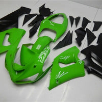 NT Green Black Injection Mold Fairing Fit for 2005 2006 ZX6R 636 ABS New e06A