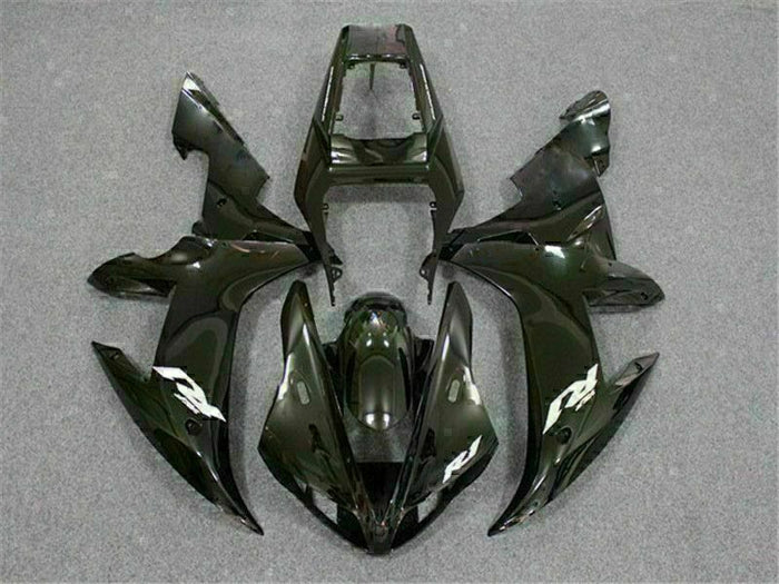 MSB Injection Mold Kit Black ABS Fairing Fit for Yamaha 2002-2003 YZF R1 g011
