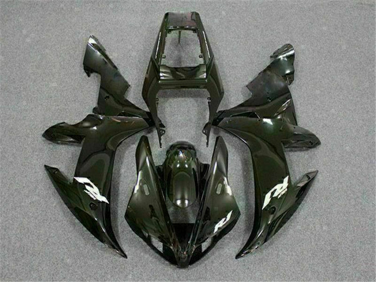 NT Fairing Fit for Yamaha 2002-2003 YZF-R1 G011- Msb Black | ABS Injection
