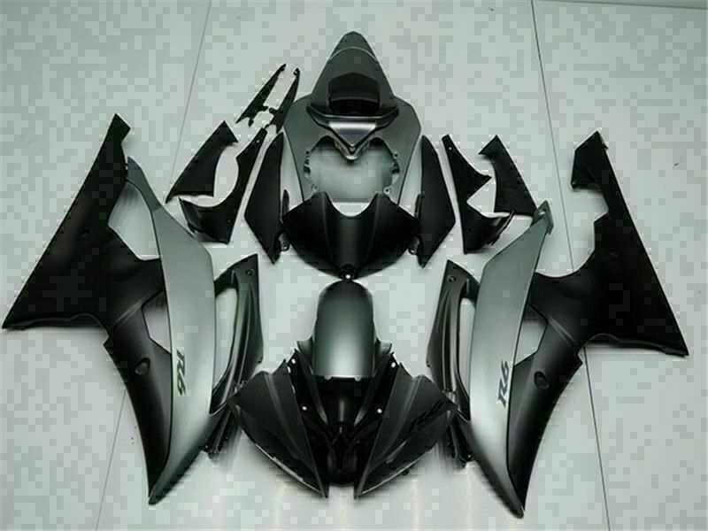 NT Fairing Fit for Yamaha 2008-2016 YZF-R6 G015E- Grey Black | ABS Injection