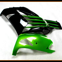 NT Black Green ABS Fairing Kit Fit for Injection ZX14R ZZR1400 2012-2024 e002A