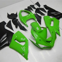 NT Green Black Injection Mold Fairing Fit for 2005 2006 ZX6R 636 ABS New e06A