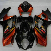 MS Injection Kit Black Fairing ABS Set Fit for  2007-2008 GSXR 1000 p044