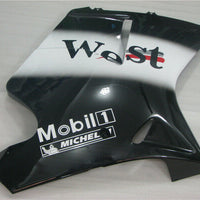 MSA Injection Black White Fairing ABS Fit for Honda 1996-2007 CBR1100XX u023