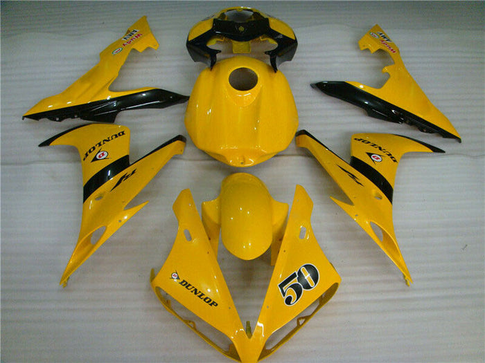 MSA Yellow Tank Cover Injection ABS Fairing Fit for Yamaha 2004-2006 YZF R1 u035