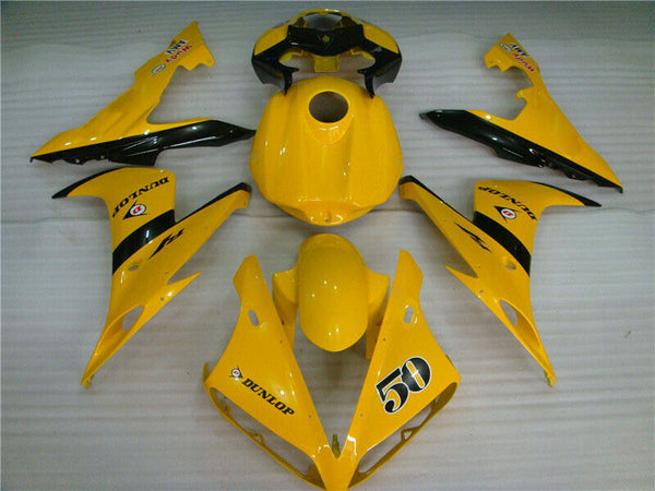 MSA Yellow Tank Cover Injection ABS Fairing Fit for Yamaha 2004-2006 YZF R1 u035