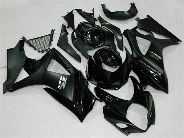 MS Injection Molded Black Fairing Kit Fit for  2007-2008 GSXR 1000 p009