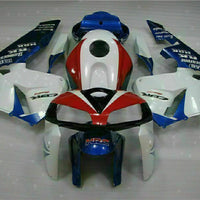 MSA Injection White Blue Fairing Fit for Honda 2005-2006 CBR600RR Plastic u057